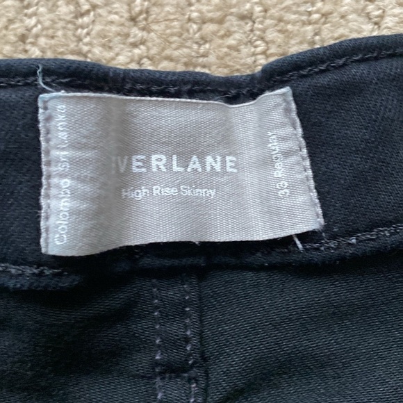 Everlane The Way-High Skinny Jean, Black, 33 Regular - Picture 12 of 15